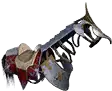 Poitainischer Schlachtross-Sattel