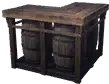 Angle de comptoir de taverne