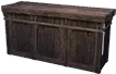 Balcão reto de taverna (painéis)