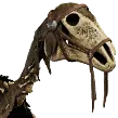 Skelettiertes Pferd