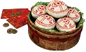 Khitanische Neujahrskuchen und -gaben