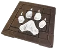Floor Paint - Wolf Print