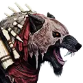 Dunkler Gurnakhi-Wolf