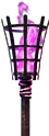 Antorcha con protección, morada