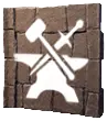 Wall Paint - Blacksmith sign