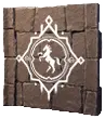 Pintura de pared - Caballo de guerra