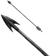 Flecha com ponta de ferro