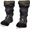 Botas de pelo de hiena