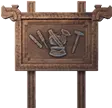 Cartel vertical (Armería)