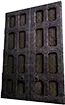Cancello di pietra rinforzata
