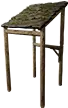 Isolierte Holzmarkise