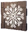 Pintura de pared - Copo de nieve