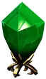 Gran esmeralda brillante