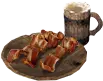 Banquete de porco cozido