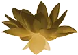 Flor de loto dorado