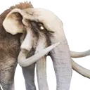 Elefante antediluviano enorme