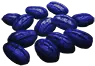 Semillas de flor azul de medianoche