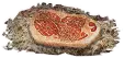 Schattengewürztes rohes, zähes Fleisch