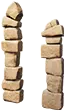 Peça de construção arruinada