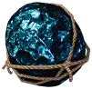 Proyectil de metal celestial recuperado