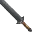 Espada esculpida com fênix