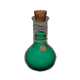 Blue Round Water Bottle