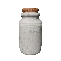 Long White Water Bottle