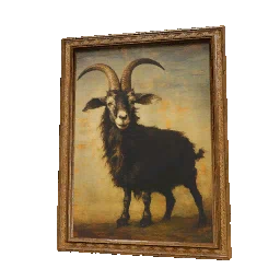 Study - A Sheep with Horns
