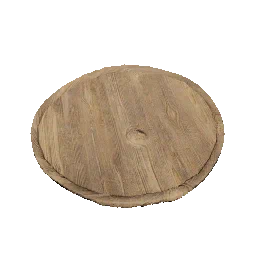 Thinly Carved Wooden Plate