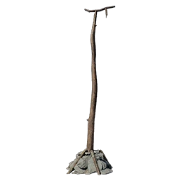 Totem de Madeira de Grou-de-Coroa-Vermelha