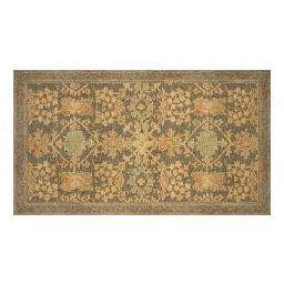 Large Twilight Floral Carpet