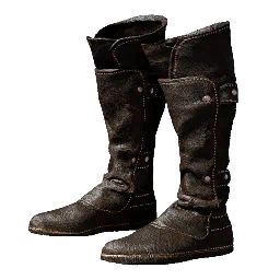 Grauwolf-Lederstiefel