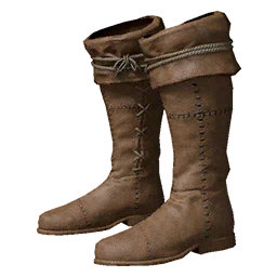 Flame Knight's Leather Boots