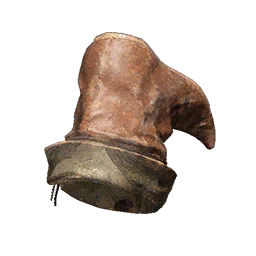 Goldleaves' Cone Leather Cap