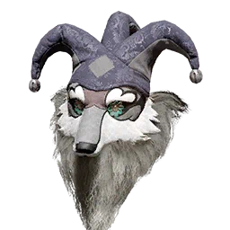 Jester-Ledermaske