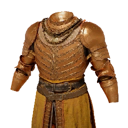 Armadura de Placas do desejo dourado