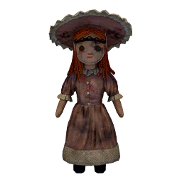 Simple Brown Bonnet Doll