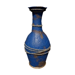 Blue Ceramic Container