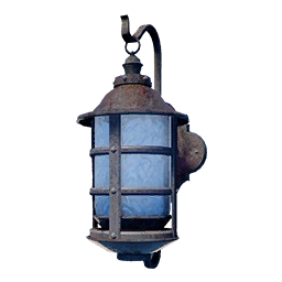 Icy White Wall Lantern