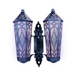 Lilac Twin Wall Lamp