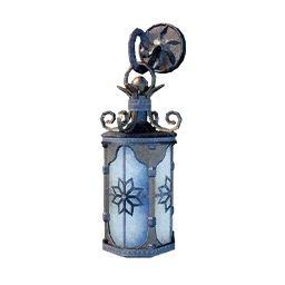 Icy White Octagonal Lantern