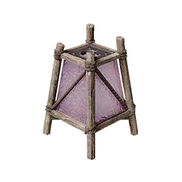 Lilac Pavilion Glass Lamp