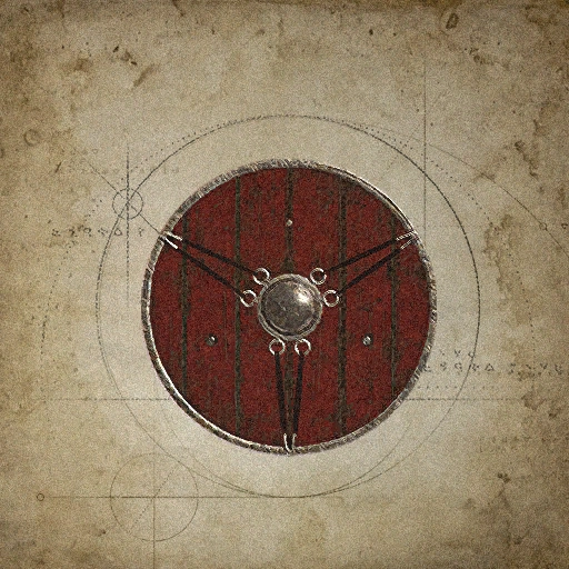 Shield Cask Bekker Large Shield - Crimson Desert Large Shield
