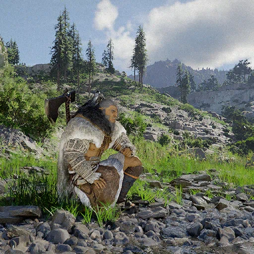 Gentle Sound of Flowing River
