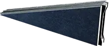 Muret triangulaire, bas, droite