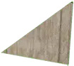 Mur triangulaire, bas, droite