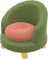 Cottagecore Round Armchair