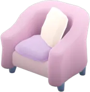 Pastel Pink Club Armchair