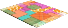 Upcycled Patchwork Rug
