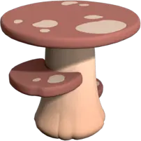 Woodlands Mushroom Side Table